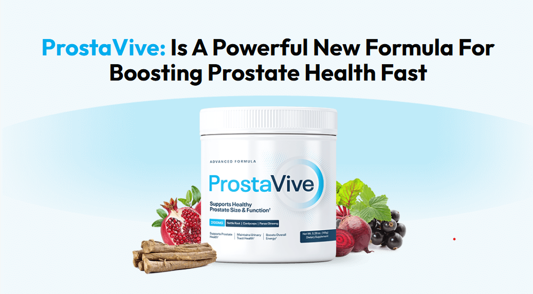 ProstaVive single bottle with ingredients